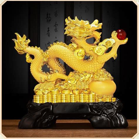 金龍擺設|金龍擺件風水：裝飾品中的吉祥物，代表權力和財富，是風水的重。